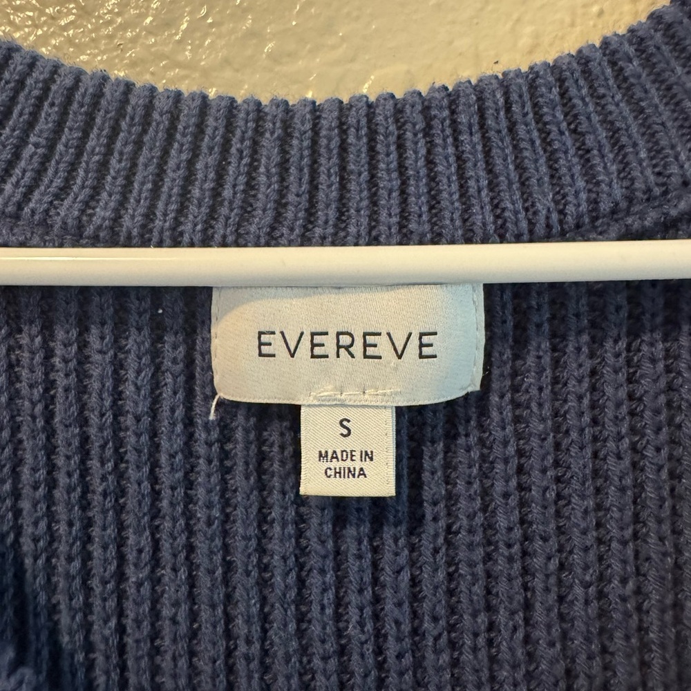 Evereve Jodie Navy Blue Knitted Tank | Small - Picture 3 of 7